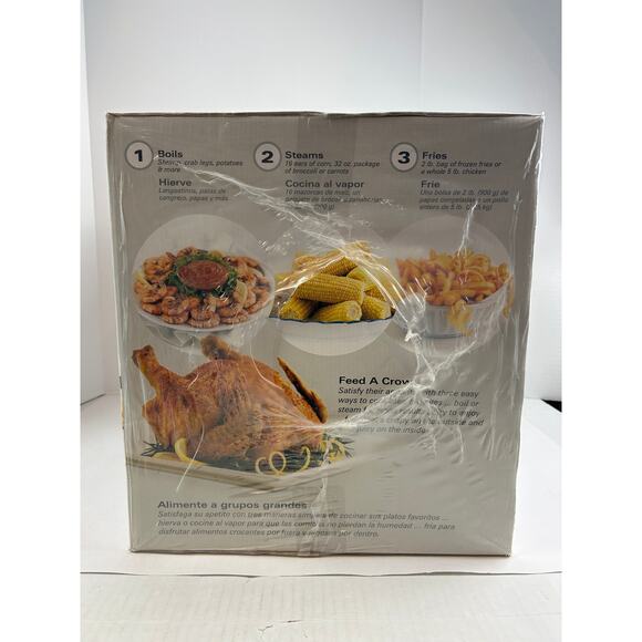 Hamilton Beach Meal Maker Multicooker 35137 New Sealed Boil Steam Fry - Picture 5 of 10